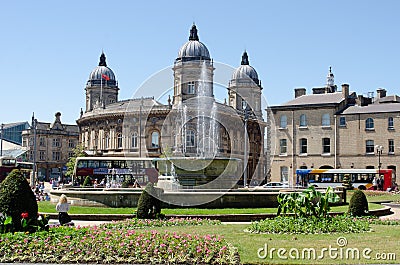Hull maritime museum with town park in foreground Editorial Stock Photo