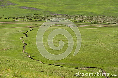 The Hulun Buir prairie Stock Photo