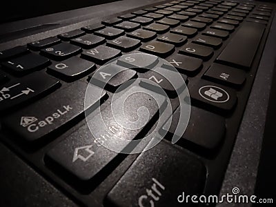 human aids to facilitate a lot of work & x28;keyboard& x29; Editorial Stock Photo