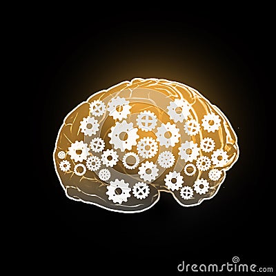 Human brain Stock Photo