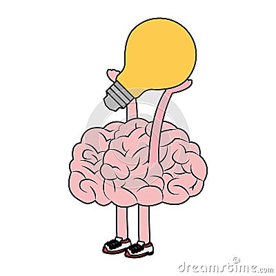 Human brain design Vector Illustration