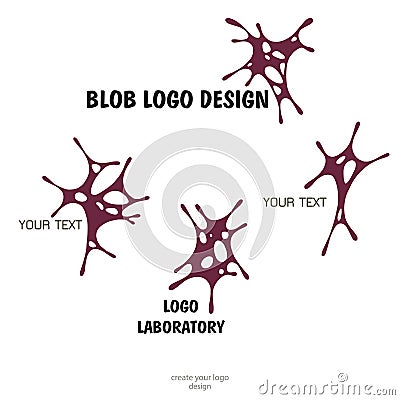 Human brain - vector logo template concept illustration. Neuro labaratory Geometric mind structure sign. Creative idea Vector Illustration