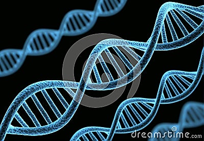 Human chromosome DNA molecular Stock Photo