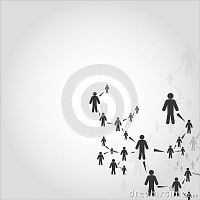 Human connection Vector Illustration