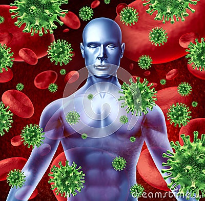 Human disease and infection Stock Photo