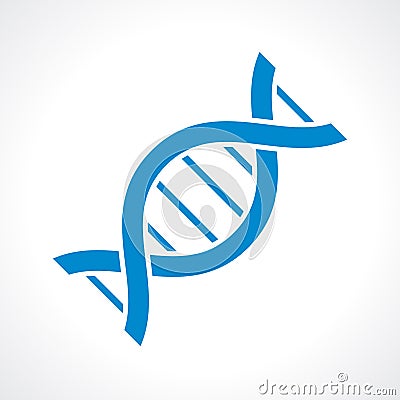 Human dna structure icon Vector Illustration