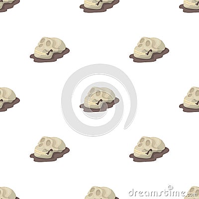 Human fossils icon Vector Illustration