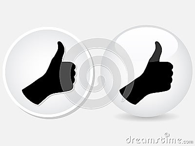 Human hand giving ok Vector Illustration