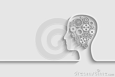 Human head Vector Illustration