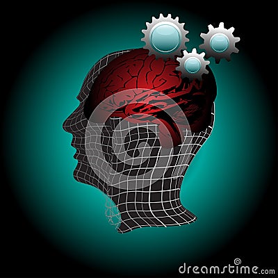 Human mind Vector Illustration