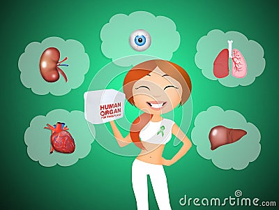 Human organ for trasplant Stock Photo