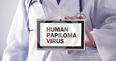 Human Papiloma Virus. HPV Stock Photo