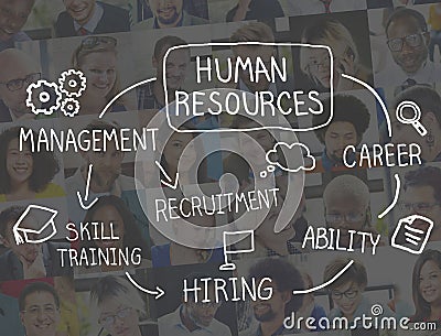 Human Resource Employment Job Recruitment Profession Concept Stock Photo