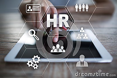 Human resource management, HR, recruitment and teambuilding. Business concept. Stock Photo