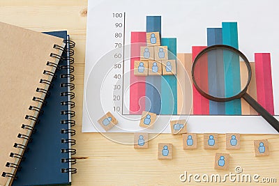 Human resource management Stock Photo