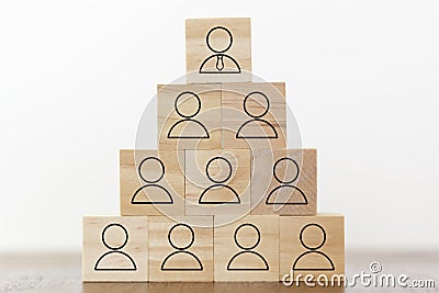 Human resources, business corporation and leadership concept Stock Photo