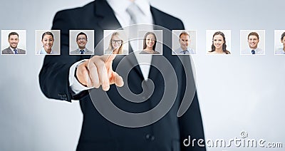 Human resources, career and recruitment concept Stock Photo