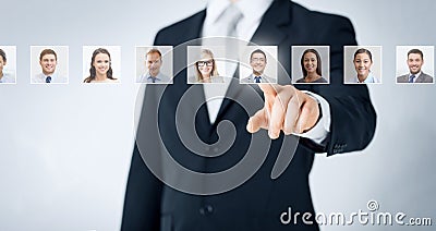 Human resources, career and recruitment concept Stock Photo