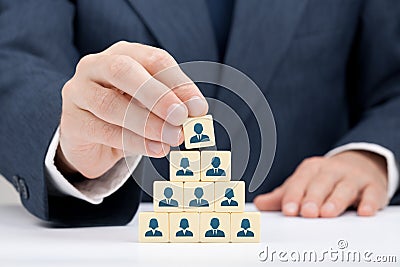 Human resources and CEO Stock Photo