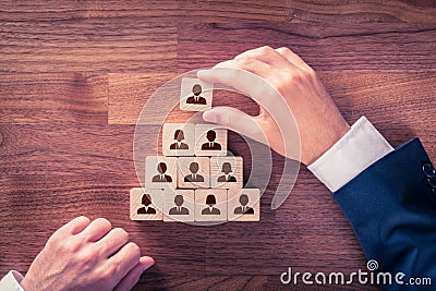 Human resources and CEO Stock Photo