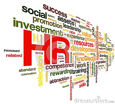 Human Resources Concept In Tag Cloud Royalty Free Stock ...