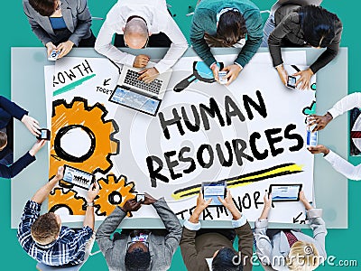 Human Resources Employment Job Recruitment Profession Concept Stock Photo