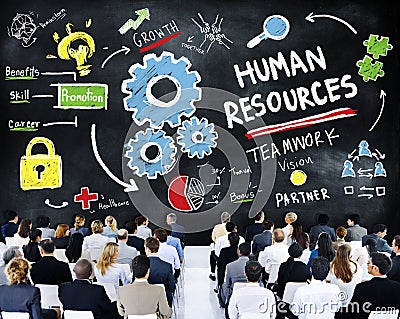 Human Resources Employment Teamwork Business Seminar Conference Stock Photo