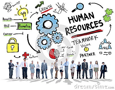 Human Resources Employment Teamwork Corporate Business People Stock Photo