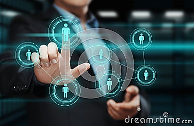 Human Resources HR management Recruitment Employment Headhunting Concept Stock Photo