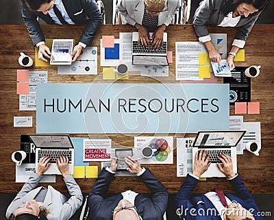 Human Resources Jobs Recruitment Profession Concept Stock Photo