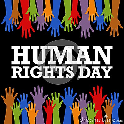 Human Rights Day Vector Template Vector Illustration