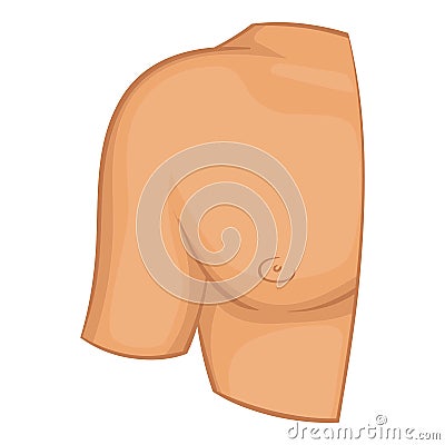 Human shoulder icon, cartoon style Vector Illustration