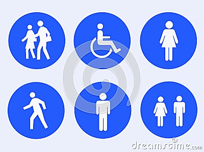 Human signals Stock Photo