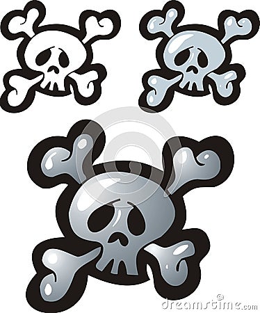 Human skull Vector Illustration