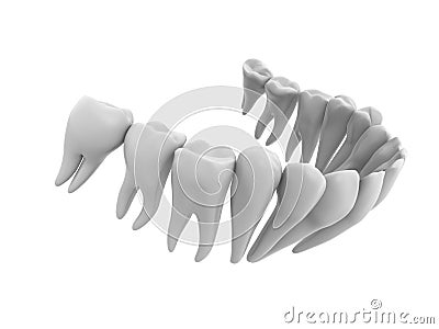 Human teeth Stock Photo