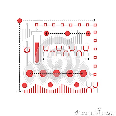 Human therapeutic cloning Vector Illustration