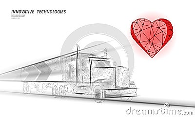 Humanitarian aid help donation organisation. Food truck social work volunteer assistance support refugee vector Vector Illustration