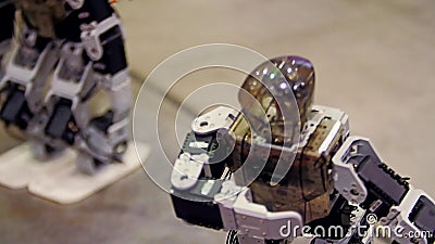 robot dance slow motion