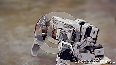 robot dance slow motion