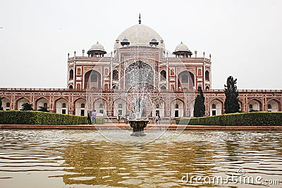 Humayun s Tomb Facade Editorial Stock Photo