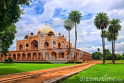 Humayun's tomb in New Delhi, India Stock Photo