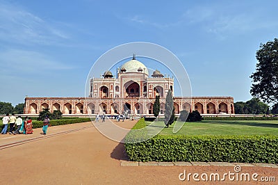 Humayun Tomb, India Editorial Stock Photo