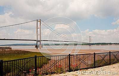 Humber bridge Stock Photo