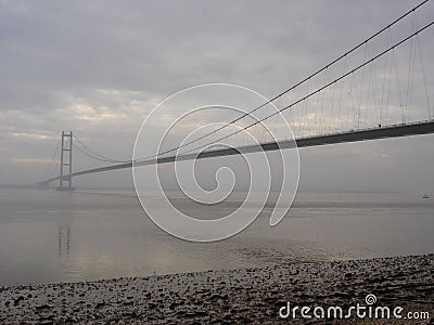 The Humber Bridge Stock Photo