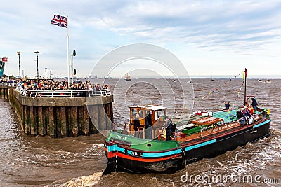 Humber flotilla of 70 ships marks Queen's Platinum Jubilee in Hull, UK Editorial Stock Photo