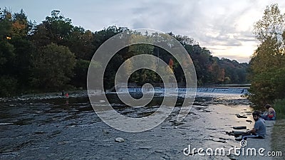 Humber river view in Toronto Stock Photo
