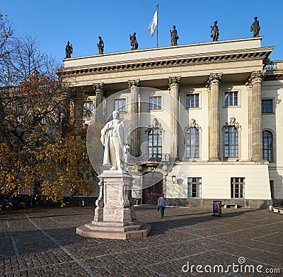 Humboldt University in Berlin, Germany Editorial Stock Photo