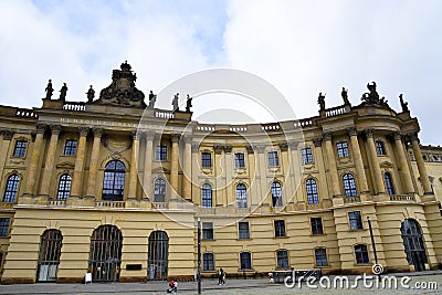 Humboldt University Buildings in Berlin Germany Editorial Stock Photo