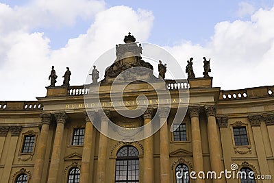 Humboldt University Buildings in Berlin Germany Editorial Stock Photo