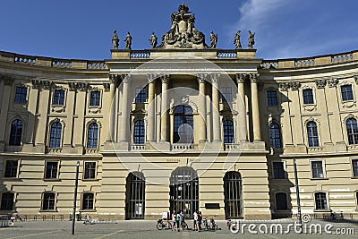 Humboldt University, Faculty of Law, Berlin Editorial Stock Photo